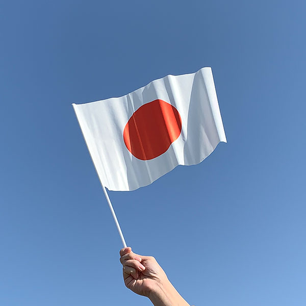 日本国旗 紙旗 100枚セット（紙製：26×34.5cm・ポール：45cm） | 産経