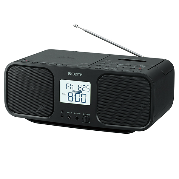 ソニー CDラジオカセットレコーダー ブラック CFD-S401 BC 1台