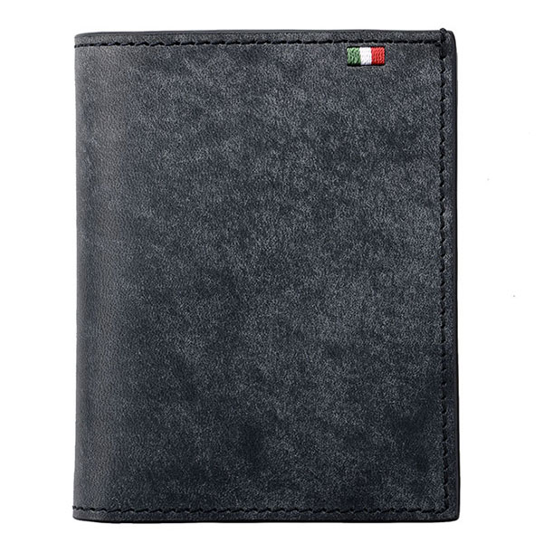 イタリアンヌバックコンパクト二つ折り財布