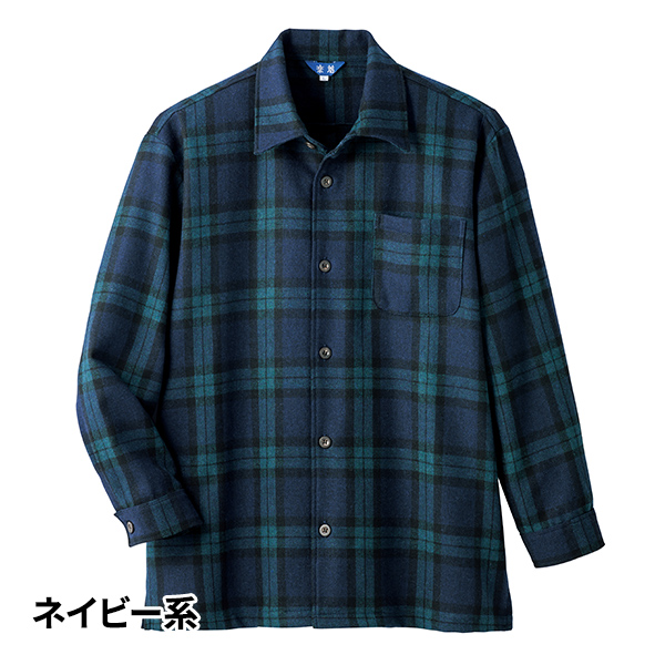 日本製 尾州ウール使用の高品質シャツ
